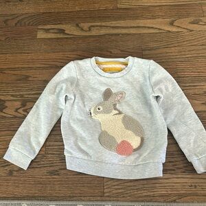 Mini Boden Bunny Sweatshirt